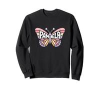 Pamela Butterfly - Word Art personnalisé avec nom Mignon Sweatshirt