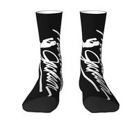 Pameladonse Michael King Jackson Chaussettes | Chaussettes de couleur contrastée Hip Hop | Chaussettes de style rock Adaptées au port quotidien et au sport | Cadeau pour les mélomanes