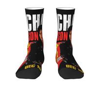 Pameladonse Michael King Jackson Chaussettes | Chaussettes de couleur contrastée Hip Hop | Chaussettes de style rock Adaptées au port quotidien et au sport | Cadeau pour les mélomanes