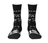 Pameladonse Neil Singer Young Socks Chaussettes mi-mollet décontractées à couleurs contrastées pour femmes et hommes Amateurs de musique Cadeaux musicaux Marchandise de chanteur