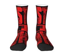 Pameladonse System of band the Down Adult Socks Personality Band Contrast Mid-Calf Socks | Un incontournable pour les fans de musique à porter au quotidien