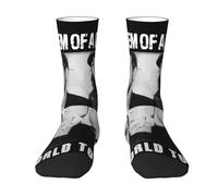 Pameladonse System of band the Down Adult Socks Personality Band Contrast Mid-Calf Socks | Un incontournable pour les fans de musique à porter au quotidien