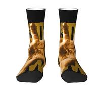 Pameladonse System of band the Down Adult Socks Personality Band Contrast Mid-Calf Socks | Un incontournable pour les fans de musique à porter au quotidien