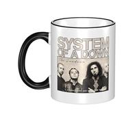 Pameladonse System of band the Down tasse en céramique, tasse à café sur le thème du groupe, tasse de style rock, le premier choix pour les cadeaux des fans, 330ML