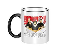 Pameladonse System of band the Down tasse en céramique, tasse à café sur le thème du groupe, tasse de style rock, le premier choix pour les cadeaux des fans, 330ML