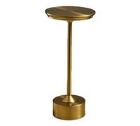 PAMENET Lampe de bureau rétro simple restaurant bar décoration lumière d'ambiance touche USB Lampe de bureau rechargeable lumière de nuit dorée