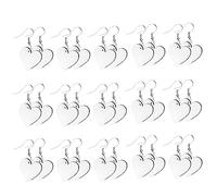 PAMENET Lot de 30 boucles d'oreilles pour sublimation, impression par sublimation par transfert, boucles d'oreilles , boucles d'oreilles en bois pour travaux manuels D