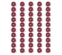 PAMENET Lot de 50 forets abrasifs pour polissage des roues de 2,5 cm, grain 240, tampon à récurer avec vide de 1/8", roues abrasives pour polir