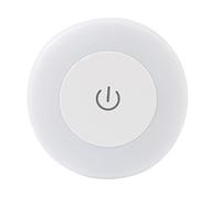 PAMENET Veilleuse LED avec capteur tactile, 3 modes, base magnétique, lampe murale rechargeable par USB, ronde, portable, lumière et chaude