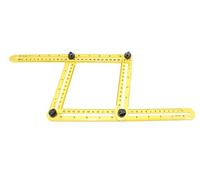 PAMEX - Règle pliable multi-angle - Rapporteur d'angle - Outil de gabarit