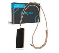 pamindo Chaîne pour téléphone Portable - Pratique pour Porter en bandoulière - Bande pour Smartphone avec plaquette d'insertion - chaîne Universelle pour Portable - Rainbow