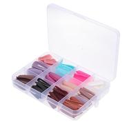 PAMINGONO 1 boîte Kit Faux Ongles Couleur Unie Mate Style Danseuse Accessoires Manucure DIY pour Salon et Usage Personnel Facile à Appliquer et Adapté Aux Débutants