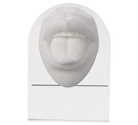 PAMINGONO 1 Jeu Clou de langue modèle trousses faux septum nez en titane bijoux perçants spray perçant peau accessoires de mannequins modèle humain pratique du perçage Gel de silice blanche