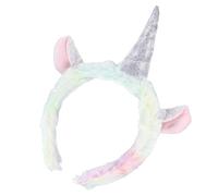 PAMINGONO 1 Pc Bandeau Licorne Bandeaux De Maquillage Cerceau De Cheveux De Licorne Bandeau En Corne D'or Décor Drôle De Bande De Cheveux De Licorne Drôle De Cheveux Bandeau De Mode Chiffon