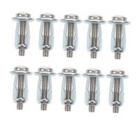 PAMINGONO 10 pièces Ancrage de Porte Creuse Acier Inoxydable et Acier Galvanisé Fixation Solide pour Plaques Métalliques et Creux Installation et Résistante