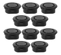 PAMINGONO 10 pièces Cache Radar Recul Voiture Bouchons Étanches Plastique Durables Protection Capteurs Pare-Chocs et Arrière Compatibles Lot de Noires