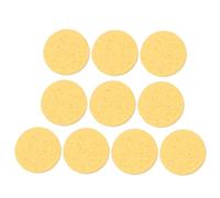 PAMINGONO 10 pièces Éponge Visage Démaquillante Éponges Nettoyantes Douces Exfoliantes Spa pour Peau Sensible et Usage Quotidien Absorption Forte Couleur Chair