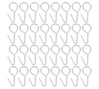 PAMINGONO 100 pièces Crochets Fixation Housse Siège Auto S Attaches Coussin Voiture Durables et Antidérapantes Installation Facile et Réutilisable