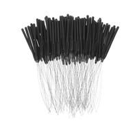 PAMINGONO 100 pièces Hair Extension Plastic Hook Threader Tool With Handle Portable Bead Device For Extensions Lightweight Needle Accessories For Hair Crafts