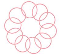 PAMINGONO 100pièces Élastiques à Cheveux Colorés Fins Bandes Élastiques Pour Garçon Fille Accessoires De Coiffure Pratiques Et Créatifs Pour Filles Pour Fêtes Vie Quotidienne
