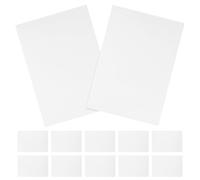 PAMINGONO 100pièces Plaques Impression Mousse Blanche Épaisses pour Ateliers Artistiques Garçon Fille Fournitures Créatives pour Cartes Tampons et Projets de Classe