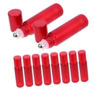 PAMINGONO 10pièces Bouteilles Avec Bille Inoxydable De Flacons Pour Huiles Essentielles Et Cosmétiques Pour Voyage Et Utilisation Quotidienne