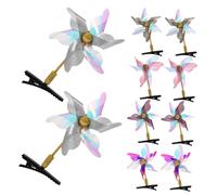 PAMINGONO 10pièces Épingles à Cheveux Forme De Moulin à Vent De Accessoires à Paillettes Colorés Pour Filles Parfaits Pour Fêtes Et Utilisation Quotidienne
