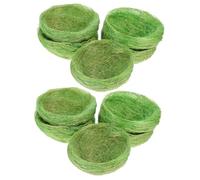 PAMINGONO 10pièces Nids Oiseaux Artificiels pour Décoration De Jardin Décoratifs Naturels Ornements De Oiseau pour Cage Ou Loisirs