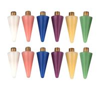 PAMINGONO 12 pièces Lot Embouts de Stylo Coller Cristaux Pointe Cire pour Nail Art Outils Manucure Accessoires Décorations Assortiment Couleurs