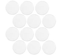 PAMINGONO 12 pièces Transparent Convex Optical Lens Kit For Experiment Learning And Magnification Convex Magnifying Lenses For Education And Observation