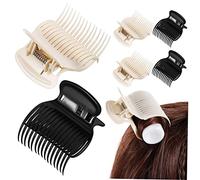 PAMINGONO 12pièces Pinces Cheveux Thermorésistantes Grandes Pour Rollers Maintien Ferme Sans Traces Clips Résistants Haute Température Accessoires Coiffure Femmes Filles