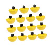PAMINGONO 15pièces Distributeur Automatique Eau pour Volaille Abreuvoirs Pratiques pour Pigeons Poules Et Oies Accessoires De Ferme pour Élevage De Volaille Design Et Facile à Nettoyer