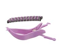 PAMINGONO 1ensemble Épilateur Manuel De Visage Outil Épilation Cire Pour Femmes Dispositif De Retrait Des Poils Du Visage Épilation Des Joues Lèvre Supérieure Couleur Violette