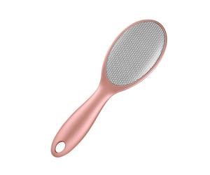 PAMINGONO 1pièce Grattoir à Double Face Éliminateur de Peau Morte Callosités Acier Inoxydable et Abs pour Soins Maison et Professionnels