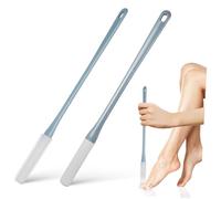 PAMINGONO 2 pièces Brosse pour Orteils avec Long Manche Silicone Brosse Exfoliante et Masseur pour Seniors Nettoyage et Confortable Sous la Lot