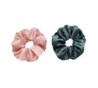 PAMINGONO 2 Pièces coiffure femme scrunchies hair band vibesretro hair topper en satin en soie bandeau cheveux bande de cheveux de mode anneaux de cheveux en tissu