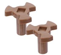 PAMINGONO 2 pièces Coupleur Plateau Tournant Micro-ondes Y Support Remplacement Solide et Stable Compatible Divers Modèles Installation Facile sans Outils