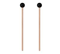 PAMINGONO 2 pièces Maillets Tambour Bois Éthérés Baguettes Percussion Compactes Manche Bois Maillets Xylophone Portables pour Performance Musicale