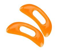 PAMINGONO 2 pièces Massage Gua Sha Resin Scraper Moon Shaped Smooth Massage Tool For Neck Shoulder Body Relaxation And Muscle Comfort