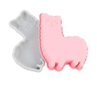PAMINGONO 2 pièces Moule Silicone Gâteau Forme Rigide Résistant Chaleur Four DIY Pâtisserie Couleur Aléatoire Couleur Aléatoire
