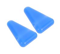 PAMINGONO 2 pièces Support Diapason Silicone Socle Triangle Silicone Confortable Bloc de Fixation Stable pour Diapasons Accessoire Portable et Facile Entretien pour Méditation et Voyage