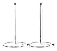 PAMINGONO 2 pièces Support Égouttoir pour Carafe à Vin Métal Inoxydable Séchage Rapide et Gain de Place pour Maison Bar Hôtel Résistant Corrosion