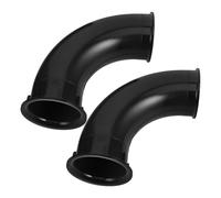 PAMINGONO 2 pièces Tube Évent pour Haut-Parleur Tube de Port de Basse Plastique Robuste pour Caisson Portable Ventilation Audio pour Voiture et Enceintes Maison