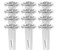 PAMINGONO 20 pièces Manchon Métallique pour Roulette Pivotante Insert Robuste Fer Résistant Rouille Lot pour Meubles et Fauteuils de Bureau