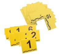 PAMINGONO 20 Pièces Plaques Identification Preuves Numérotées avec Échelle Marqueurs Scène de Crime Résistants et Réutilisables pour Analyse Forensique