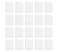 PAMINGONO 20pièces Capuchons de Protection pour Tête de Brosse à Dents Transparent Compatible Voyage Hygiène et Stockage Faciles pour Brosse Manuelle ou Électrique