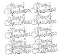 PAMINGONO 20pièces Décorations De Noël Suspendues Ornements Lettres Merry Christmas Décorations De Fenêtre Sapin Ambiance Festive pour Maison Bureau École Et Magasin