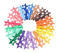 PAMINGONO 21pièces Épingles à Cheveux Étoiles Kawaii De Clips Métalliques Colorés Pour Filles Accessoires Mignons Et Pratiques Pour Toutes Occasions