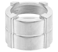 PAMINGONO 2pcs Écrou de Blocage en Acier Inoxydable pour Hachoir à Viande Manuel, Facile à Nettoyer et Résistant aux Résidus, Cuisine Domestique et Espaces Restreints