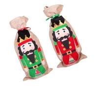 PAMINGONO 2pièces Huile De Huile De Décorative Couvre-Bouteille Toile avec Soldat De Et Parfait pour Et Réceptions